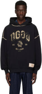 Dolce&Gabbana Black Oversize Hoodie