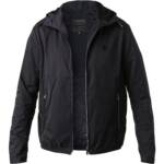 EMPORIO ARMANI Herren Jacke blau Mikrofaser unifarben