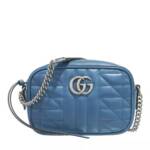 Gucci Hobo Bag - Marmont Bag Small - Gr. unisize - in Blau - für Damen