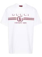 Gucci T-Shirt mit GG - Weiß