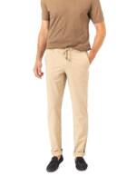 HECHTER PARIS Herren Chino beige Baumwolle-Leinen