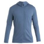 Icebreaker M Merino 260 Quantum IV LS Zip Hoodie Herren (Blau XXL) Sale