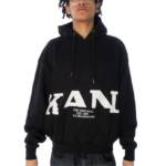 Karl Kani Hoodie Karl Kani Retro OS Hoodie Herren Kapuzenpullover schwarz (1-tlg)