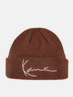 Karl Kani KA214-018-1 Signature Fine Rib Fisherman Beanie brown