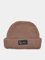 Karl Kani KA223-008-13 Signature Fisherman Beanie dark taupe