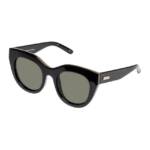 LE SPECS Sonnenbrille Damen - AIR HEART Cat-Eye Rahmenform in Schwarz - One Size