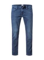 MUSTANG Herren Jeans blau Baumwoll-Stretch Slim Fit