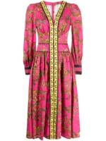 Marchesa Rosa Tansy Midikleid mit Paisley-Print