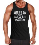 Neverless Tanktop Herren Tank-Top Dublin Irland Retro Design Print Aufdruck Muskelshirt Muscle Shirt Neverless® mit Print