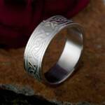 Order & Smile Schmuck Fingerring Stahl Ring: Edelstahl Ring mit Tribal