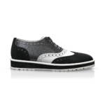Oxford Schuhe für Damen - Handgemacht in Italien aus Naturleder - Weiß & Metallics & Schwarz - Selbst gestalten - GIROTTI