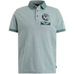PME LEGEND T-Shirt - kurzarm Polo Shirt - mit Badges - Polo Shirt bestickt