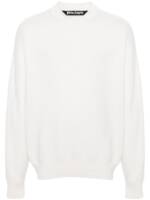 Palm Angels Pullover mit Monogramm-Print - Nude