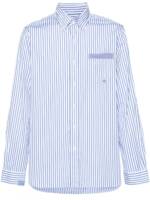 Polo Ralph Lauren Gestreiftes Patchwork-Hemd - Blau