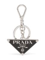 Prada Schlüsselanhänger mit Logo - SILVER