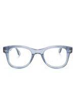 Sestini Eyewear Dieci Brille im Wayfarer-Design - Blau