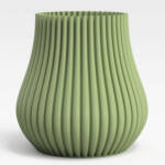 Speaking Vase 3D Drop, Ø 19,5 cm, Höhe 20 cm, forest green