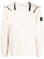 Stone Island Hoodie mit Logo-Patch - Rosa