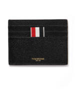 Thom Browne - Pebble-Grain Leather Cardholder - Men - Black