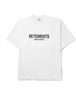 VETEMENTS - Oversized Logo-Print Cotton-Jersey T-Shirt - Men - White - M