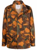 Woolrich Jacke mit Camouflage-Print - Orange