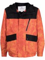 Woolrich Trek Jacke mit Batikmuster - Orange