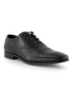 bugatti Herren Schuhe schwarz Glattleder