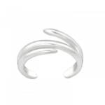 ALEXANDER YORK Ohrklemme EAR CUFF I GESCHWUNGEN, 925 Sterling Silber