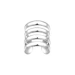 ALEXANDER YORK Ohrklemme Ear Cuff I FOUR LINE, 925 Sterling Silber