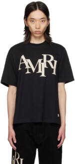 AMIRI Black Amiri Staggered T-Shirt