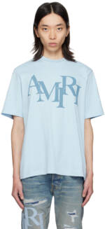 AMIRI Blue Amiri Staggered T-Shirt