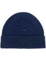 Acne Studios Beanie mit Umschlag - Blau