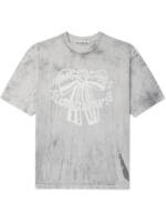 Acne Studios - Printed Cotton-Jersey T-Shirt - Men - Gray - M