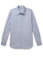 Acne Studios - Salo Logo-Embroidered Cotton Oxford Shirt - Men - Blue - IT 48