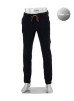 Alberto Herren Chino schwarz Tencel Slim Fit