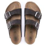 Arizona MF Desert Dust Black VEG Birkenstock | vegane San... 39