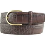 BELTINGER Ledergürtel Damen-Gürtel mit Krokoprägung 4 cm - Leder-Gürtel für Damen 40mm Kroko