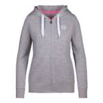 BIDI BADU Moana Basic Sweatjacke Damen in hellgrau