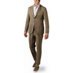 BOSS Herren Anzug grün Slim Fit