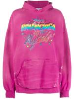 Balenciaga 90/10 Hoodie mit Logo-Print - Rosa