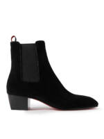 Christian Louboutin - Rosalio Suede Chelsea Boots - Men - Black - EU 44