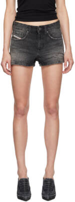 Diesel Black De-Yuba Denim Shorts