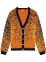Diesel Cardigan mit gebürstetem Effekt - Orange