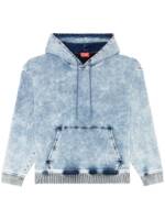 Diesel D-Um-Rib Jeans-Hoodie - Blau