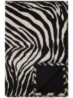 Dolce & Gabbana Decke mit Zebra-Print - Schwarz