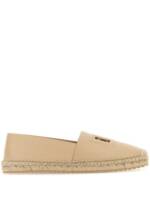 Dolce & Gabbana Espadrilles aus Leder - Nude