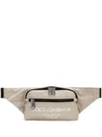 Dolce & Gabbana Gürteltasche mit Logo-Print - Nude