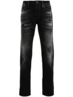 Emporio Armani Jeans mit Logo-Patch - Schwarz