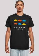 F4NT4STIC T-Shirt "FRIENDS Bunte Regenschirme", Herren,Premium Merch,Regular-Fit,Basic,Bedruckt