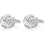 FELIXLEO Manschettenknöpfe Herren Manschettenknöpfe Hochzeit Lieben Knoten Cufflinks Edelstahl (1-Paar)